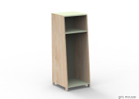 PENDERIE 1 COLONNE AVEC OPTION PENDERIE ETAGERES PORTES OU EXTENSION - ASYMETRY PAR MATHY BY BOLS