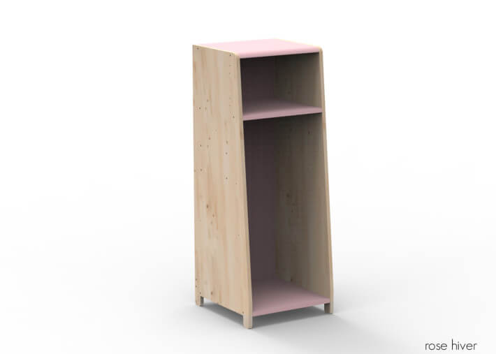 PENDERIE 1 COLONNE AVEC OPTION PENDERIE ETAGERES PORTES OU EXTENSION - ASYMETRY PAR MATHY BY BOLS