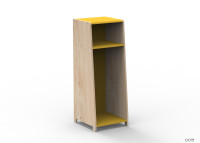 PENDERIE 1 COLONNE AVEC OPTION PENDERIE ETAGERES PORTES OU EXTENSION - ASYMETRY PAR MATHY BY BOLS