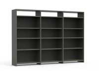BIBLIOTHEQUE POUR LIT MEZZANINE SURELEVE H 172 OU  H 186 EN MDF 26 COLORIS - PAR MATHY BY BOLS