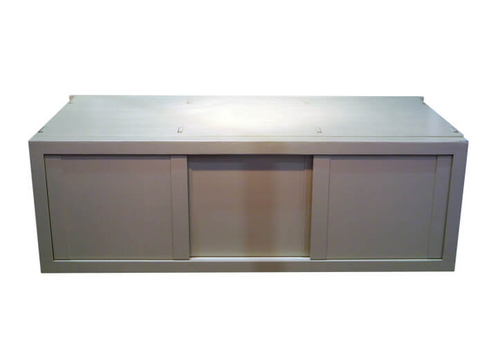 CAISSON DE RANGEMENT 5 TIROIRS OU 3 PORTES COULISSANTES POUR LIT MEZZANINE SURELEVE H 127 - PAR MATHY BY BOLS