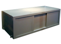 CAISSON DE RANGEMENT 5 TIROIRS OU 3 PORTES COULISSANTES POUR LIT MEZZANINE SURELEVE H 127 - PAR MATHY BY BOLS