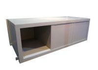 CAISSON DE RANGEMENT 5 TIROIRS OU 3 PORTES COULISSANTES POUR LIT MEZZANINE SURELEVE H 127 - PAR MATHY BY BOLS