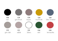 PORTE SERVIETTE DESIGN EN ACIER CHROME ET GEL POLYURETHANE DE COULEUR APP S PAR GEELLI