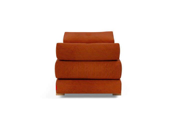 CANAPE MERIDIENNE CONVERTIBLE EN LIT 1-2 PLACES GRIS OU VERT SIGMUND PAR INNOVATION LIVING