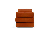 CANAPE MERIDIENNE CONVERTIBLE EN LIT 1-2 PLACES GRIS OU VERT SIGMUND PAR INNOVATION LIVING