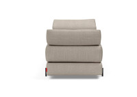 CANAPE MERIDIENNE CONVERTIBLE EN LIT 1-2 PLACES GRIS OU VERT SIGMUND PAR INNOVATION LIVING