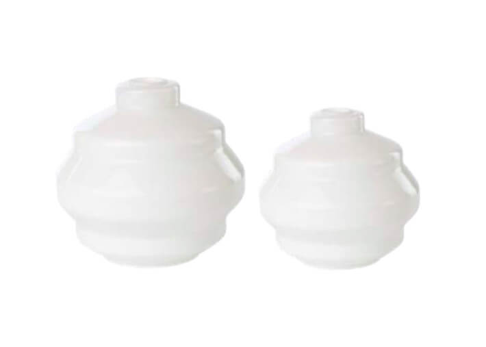 SUSPENSION TRIPLE AVEC ABAT-JOUR EN VERRE SOUFFLE AMBRE BLANC OU VERT - ADELE PAR ANGEL DES MONTAGNES