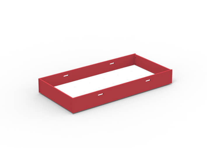 TIROIR-LIT  POUR MATELAS 90*190 OU 90*180 ADAPTABLE AUX LITS MADAKET ET MADAVIN PAR MATHY BY BOLS