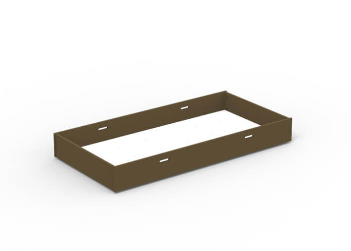 TIROIR-LIT  POUR MATELAS 90*190 OU 90*180 ADAPTABLE AUX LITS MADAKET ET MADAVIN PAR MATHY BY BOLS