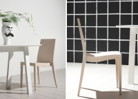 CHAISES DE TABLE EN BOIS DE HETRE OU CHENE - 8 TEINTES AU CHOIX - VENDUES PAR 2 - CIAK PAR LIVONI