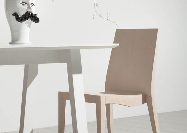 CHAISES DE TABLE EN BOIS DE HETRE OU CHENE - 8 TEINTES AU CHOIX - VENDUES PAR 2 - CIAK PAR LIVONI