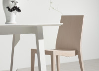 CHAISES DE TABLE EN BOIS DE HETRE OU CHENE - 8 TEINTES AU CHOIX - VENDUES PAR 2 - CIAK PAR LIVONI