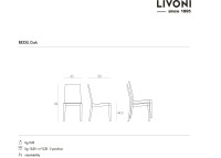 CHAISES DE TABLE EN BOIS DE HETRE OU CHENE - 8 TEINTES AU CHOIX - VENDUES PAR 2 - CIAK PAR LIVONI