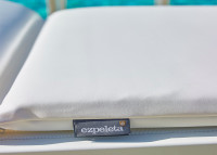 Set de 4 matelas blanc pour transat lago - Nautic par Ezpeleta