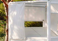 Daybed baldaquin design en alu et toile nautic - Ibiza par Ezpeleta