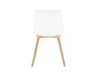 Set de 2 chaises de table en bois et polypropylene Yapp Jankurtz