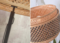 Lampadaire avec 2 etageres en bambou h 160 - bhutan - good&mojo