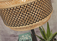 Lampadaire avec 2 etageres en bambou h 160 - bhutan - good&mojo