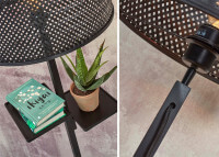 Lampadaire avec 2 etageres en bambou 2 coloris - java good&mojo