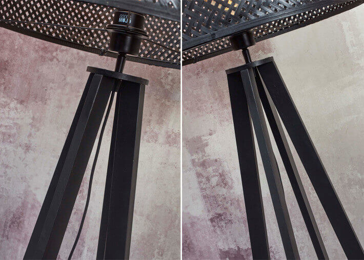 Lampadaire design en bambou 2 coloris - java...