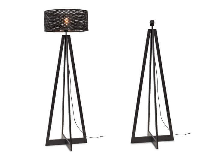 Lampadaire design en bambou 2 coloris - java...