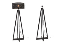 Lampadaire design en bambou 2 coloris - java par good&mojo