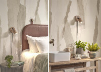 Applique inclinable en bambou naturel ou noir - java par good&mojo