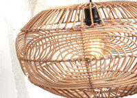 Suspension boule en rotin naturel - madeira par good&mojo