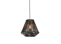 Suspension moderne en bambou naturel ou noir - merapi par good&mojo