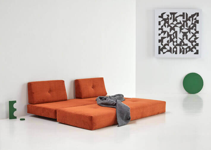 Canapé Sigmund Innovation Living en position méridienne