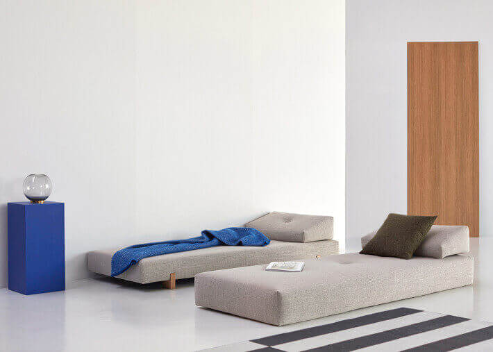 Canapé méridienne convertible Sigmund –...