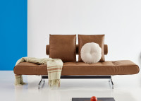 Méridienne 80x210 pieds chromés Ghia Chrome - Innovation Living