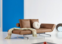 Méridienne 80x210 pieds chromés Ghia Chrome - Innovation Living