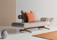 Méridienne design piètement chêne - ghia wood - Innovation Living