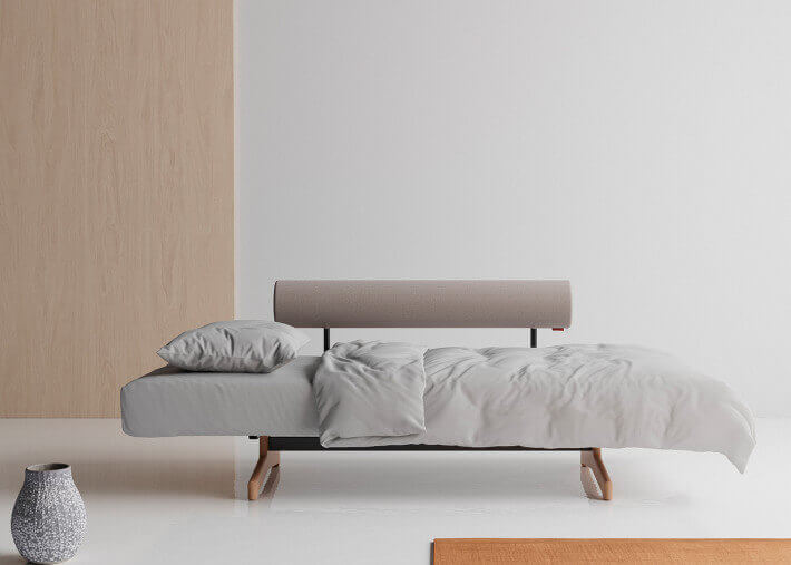 Méridienne design piètement chêne - ghia wood -...