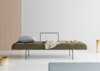 Méridienne lit 1 place pieds métal laser Zeal Innovation Living