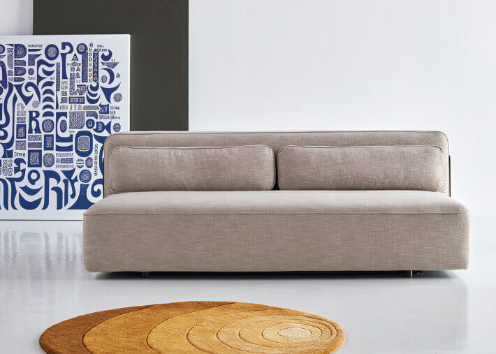 Canapé lit déhoussable 145x200 - Yonata par...