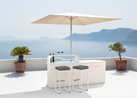 Comptoir de bar modulaire en aluminium 3 couleurs - air par moree
