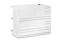 Comptoir de bar modulaire en aluminium 3 couleurs - air par moree