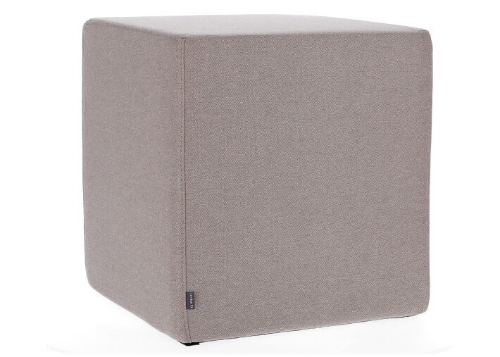 Pouf cubique en polyester 5 couleurs 40x40x42...