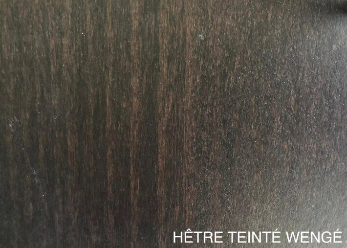 Fauteuil design en hetre et textile ou cuir -...