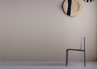 Chaise originale en metal et contreplaque de frene - mue par livoni