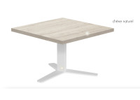 Table basse plateau stratifie et pied tripode Peliccan mini par Cancio