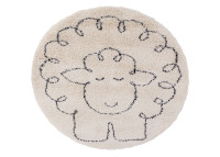 Tapis rond enfant motif mouton - d 120 - petit mouton par afk living