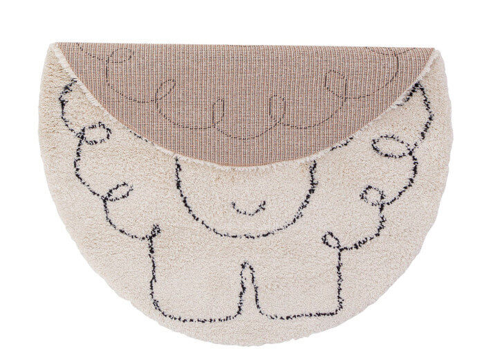 Tapis rond enfant motif mouton - d 120 - petit...