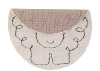 Tapis rond enfant motif mouton - d 120 - petit mouton par afk living