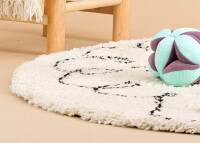 Tapis rond enfant motif mouton - d 120 - petit mouton par afk living