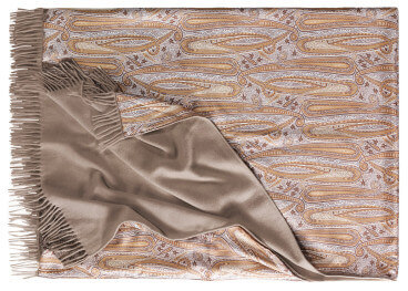 Plaid Como 100 % cachemire et soie – Franz Barth