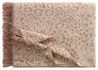 Plaid Sahara en cachemire et laine motif léopard – Franz Barth